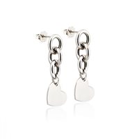 Orecchini Jack&co Donna Maxi Chain in Argento JCE1040 - JCE1040